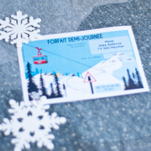 Invitation d'anniversaire personnalisée Montagne