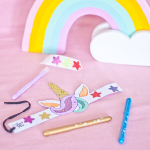 Activité manuelle anniversaire Licorne