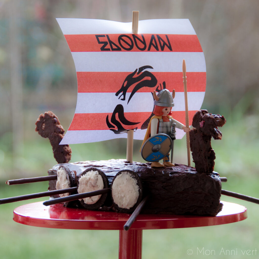 gâteau d'anniversaire viking