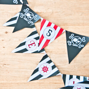 Guirlande fanion Pirate personnalisée