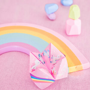 jeu d'anniversaire licorne facile : la cocotte