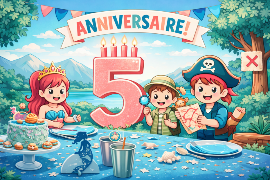 Fêter un anniversaire de 5 ans à Annecy : idées, conseils, astuces