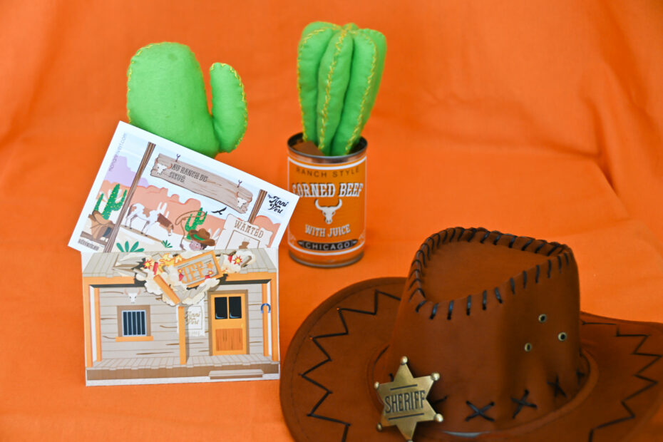 Invitation d'anniversaire Western : l'enveloppe DIY