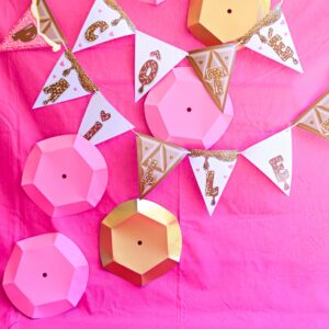 DIY les sequins géants pour une déco glamour en papier