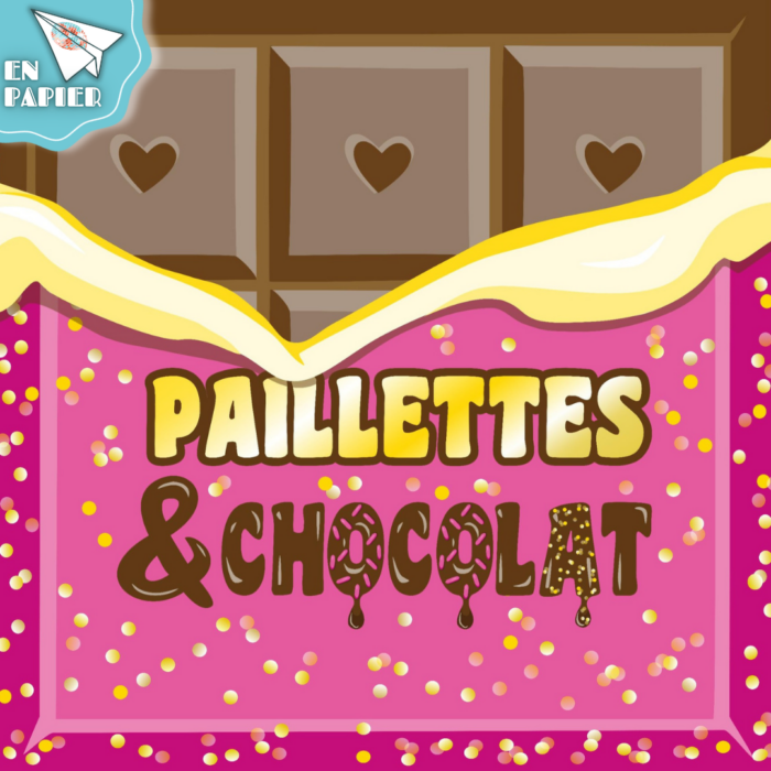 Soirée pyjama paillettes et chocolat en papier sans préparation facile