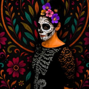 Idées DIY Halloween la robe squelette
